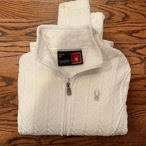 Spyder Cable Knit Full Zip Jacket